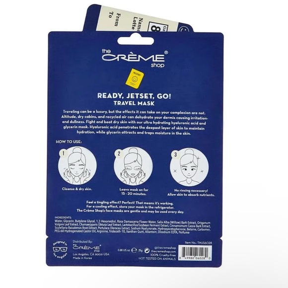 The Creme Shop Ready, Jetset, Go Travel Mask - Picture 2 of 2